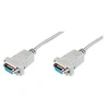 Image de ASSMANN - Câble de modem nul - DB-9 (F) pour DB-9 (F) - 1.8 m - vis moletées - beige