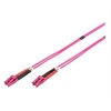 Image de - Cordon de raccordement - LC multi-mode (M) pour LC multi-mode (M) - 1 m - 1 m - fibre optique - duplex - 50 / 125 microns - OM4 - sans halogène -