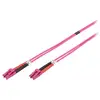 Image de - Cordon de raccordement - LC multi-mode (M) pour LC multi-mode (M) - 2 m - 2 m - fibre optique - duplex - 50 / 125 microns - OM4 - sans halogène -