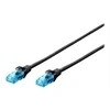 Image de Professional - Cordon de raccordement - RJ-45 (M) pour RJ-45 (M) - 10 m - UTP - CAT 5e - démarré, sans crochet - noir, RAL 9005