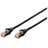 Image de Premium - Cordon de raccordement - RJ-45 (M) pour RJ-45 (M) - 50 cm - FTP - CAT 6 - démarré, sans crochet - noir