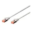 Image de - Cordon de raccordement - RJ-45 (M) pour RJ-45 (M) - 3 m - SFTP - CAT 6 - démarré, sans halogène, sans crochet - gris