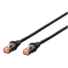 Image de - Cordon de raccordement - RJ-45 (M) pour RJ-45 (M) - 3 m - SFTP - CAT 6 - sans halogène - noir