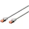 Image de Professional - Cordon de raccordement - RJ-45 (M) pour RJ-45 (M) - 15 m - SFTP - CAT 6 - démarré, sans halogène, sans crochet - gris