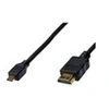 Image de ASSMANN - Câble HDMI avec Ethernet - 19 pin micro HDMI Type D mâle pour HDMI mâle - 1 m - triple blindage - noir