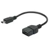 Image de ASSMANN - Câble USB - mini USB type B (M) pour USB (F) - USB 2.0 OTG - 20 cm - moulé - noir