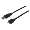 Image de ASSMANN - Câble USB - Micro-USB Type B (M) pour USB type A (M) - USB 3.0 - 25 cm - moulé - noir