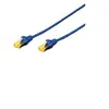 Image de - Cordon de raccordement - RJ-45 (M) pour RJ-45 (M) - 5 m - SFTP - CAT 6a - démarré, sans halogène, sans crochet - bleu