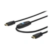 Image de ASSMANN HDMI High Speed with Ethernet - Câble HDMI avec Ethernet - HDMI mâle pour HDMI mâle - 10 m - double blindage - noir