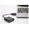 Image de - Adaptateur audio/vidéo - HDMI mâle pour HD-15 (VGA), jack mini femelle - noir