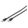 Image de - Cordon de raccordement - RJ-45 (M) pour RJ-45 (M) - 2 m - SFTP - CAT 6 - démarré, sans halogène, sans crochet - noir