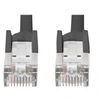 Image de - Cordon de raccordement - RJ-45 (M) pour RJ-45 (M) - 5 m - SFTP, PiMF - CAT 6 - sans halogène, moulé, sans crochet - noir