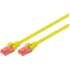 Image de Professional - Cordon de raccordement - RJ-45 (M) pour RJ-45 (M) - 25 cm - UTP - CAT 6 - IEEE 802.3 - sans halogène, moulé, sans crochet - jaune