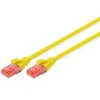 Image de Professional - Cordon de raccordement - RJ-45 (M) pour RJ-45 (M) - 50 cm - UTP - CAT 6 - sans halogène, moulé, sans crochet - jaune
