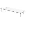 Image de - Pied - pour moniteur - plastique, aluminium, verre trempé - Taille d'écran : 13"-32" - support pour ordinateur de bureau