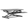 Image de Ergonomic Workspace Riser DA-90380-1 - Pied - pour écran LCD/équipement PC - noir - ordinateur de bureau