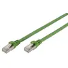 Image de DIGITUS Câble LAN Cat 6A - 15m - Câble réseau PUR - S/FTP blindé - Résistant à l'huile & aux UV - Compatible Cat 6 - Vert en occasion ou reconditionné