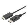 Image de ASSMANN - Câble adaptateur - DisplayPort mâle verrouillage pour HDMI mâle - 3 m - triple blindage - noir - moulé, support 4K, bouton-pression