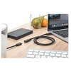 Image de - Câble d'extension USB - 24 pin USB-C (M) pour 24 pin USB-C (F) - 20 V - 3 A - 2 m - support 4K - noir