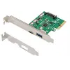 Image de DS-30225 - Adaptateur USB - PCIe 2.0 x4 profil bas - USB-C 3.1 x 1 + USB 3.1 Gen 2 x 1