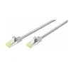 Image de - Cordon de raccordement - RJ-45 (M) pour RJ-45 (M) - 3 m - SFTP - CAT 6a - démarré, sans halogène, moulé, sans crochet - gris