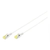 Image de Slim - Cordon de raccordement - RJ-45 (M) pour RJ-45 (M) - 1 m - U / FTP (Paire torsadée blindée) - CAT 6a - sans halogène, moulé, sans crochet -