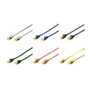 Image de - Cordon de raccordement - RJ-45 (M) pour RJ-45 (M) - 25 cm - S/FTP - CAT 6a - sans halogène, moulé, sans crochet - gris (pack de 10)