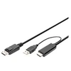 Image de - Câble adaptateur - DisplayPort mâle pour HDMI, USB (alimentation uniquement) mâle - 2 m - support pour 4K30Hz