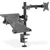 Image de DIGITUS Support écran - Pince de table - Support pour ordinateur portable - 1 écran - Jusqu'à 32 pouces - VESA 75x75, 100x100 - Noir en occasion ou reconditionné