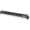 Image de - Coupe-circuit - avec 3x ports USB - CA 100-240 V - 3680 watt - entrée : CEE 7/4 - connecteurs de sortie : 6 (power CEE 7/3, 2 x USB, USB-C) - 1.5 m