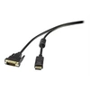 Image de Renkforce - Câble adaptateur - liaison double - DisplayPort (P) pour DVI-D (P) - DisplayPort 1.2 - 1.8 m - noir