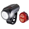 Image de Kit déclairage de vélo AURA 35 / Nugget Set LED à batterie noir