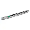 Image de - Coupe-circuit (rack-montable) - connecteurs de sortie : 7 - 1U - 19" - 2 m cordon - gris clair