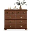 Image de Commode chambre COLMAR L 92 cm en bois - Brun foncé