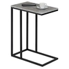 Image de Bout de canapé DEBORA table d'appoint table à café table basse de salon cadre en métal noir et plateau en MDF décor béton