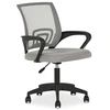 Image de Chaise de bureau ergonomique JAKE Gris Réglable en hauteur avec Accoudoirs, Assise Rembourrée Confortable