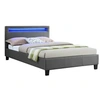 Image de Lit adulte mirando 206 x 85 x 126 cm en synthetique sommier a lattes de couleur
