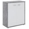 Image de Buffet salle à manger FIRMIN L 60 cm - Coloris béton et blanc