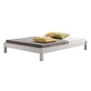 Image de Lit adulte 140 x 200 cm en pin sans sommier pour 2 personnes de couleur