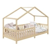 Image de Lit cabane LISAN 90 x 200 cm, en pin massif naturel