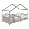 Image de Lit 96 x 206 x 96 cm en pin sans sommier de couleur
