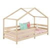 Image de Lit cabane RENA 90 x 190 cm, en pin massif naturel