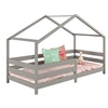 Image de Lit 196 x 96 x 138 cm en pin sans sommier de couleur