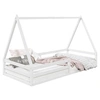 Image de Lit 96 x 206 x 152 cm en pin sans sommier pour 2 personnes de couleur