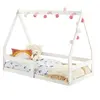Image de Lit 143 x 75 x 115 cm en pin sans sommier de couleur