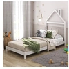 Image de Lit enfant LIZ 90 x 190 cm en pin massif - Blanc