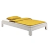 Image de Lit 204 x 30 x 94 cm en pin sans sommier de couleur