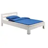 Image de Lit theo 124 x 204 x 67 cm en pin sans sommier pour 2 personnes de couleur