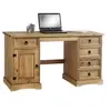Image de Bureau multi rangements TEQUILA style mexicain en pin massif à la finition cirée