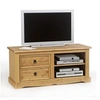 Image de Meuble TV TEQUILA L 120 cm en bois massif - Finition laquée